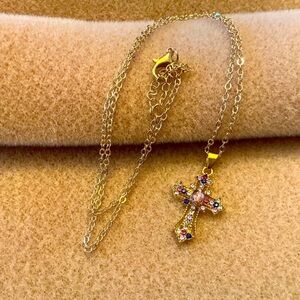 Cross Necklace  22” Brand New!